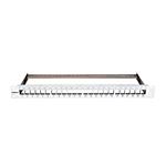 19" patchpanel pro max. 24 keystone,neosazený,1U,RAL 7035