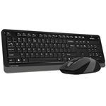 A4tech FG1010, bezdrátový set klávesnice + myši, šedá barva