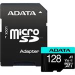 ADATA 128GB microSDXC karta, UHS-I U3 V30S, 100R/80W + adaptér
