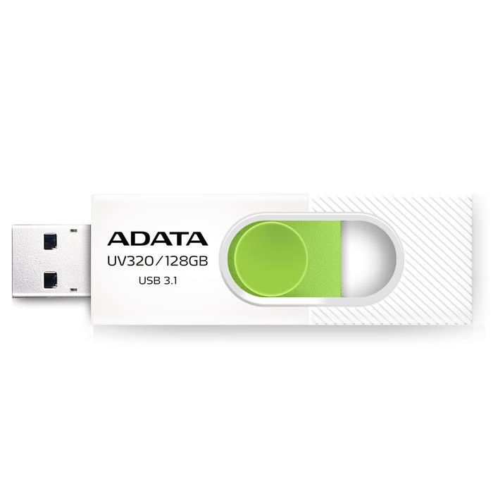 ADATA UV320 64GB flash disk, USB 3.0, white/green