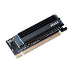 AKASA adaptér pro M.2 do PCIe x16 / AK-PCCM2P-05 / podporuje 2230, 2242, 2260, 2280