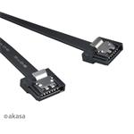AKASA AK-CBSA05-15BK PROSLIM, SATA III kabel, 15cm, černý