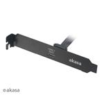 AKASA USB 3.1 záslepka do PCI pozice s 1x USB-C konektorem