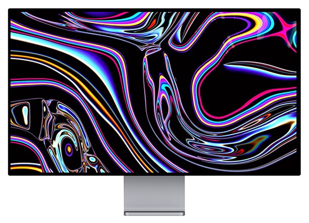 Apple Pro Display XDR se standardním sklem