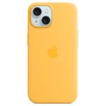 Apple silikonový kryt s MagSafe na iPhone 15 – paprskově žlutý