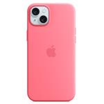 Apple silikonový kryt s MagSafe na iPhone 15 Plus – růžový