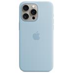 Apple silikonový kryt s MagSafe na iPhone 15 Pro Max – světle modrý