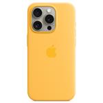 Apple silikonový kryt s MagSafe na iPhone 15 Pro – paprskově žlutý