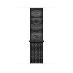 Apple Watch 41mm černý/sněhobílý Nike provlékací sportovní řemínek