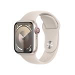Apple Watch Series 9 Cellular 41mm Hvězdně bílý hliník s hvězdně bílým sportovním řemínkem M/L