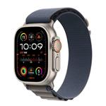 Apple Watch Ultra 2 49mm titanová s modrým alpským tahem L