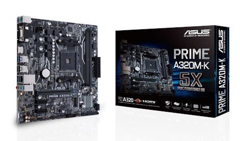 ASUS PRIME A320M-K, A320, AM4, 2xDDR4, mATX, HDMI