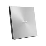 ASUS SDRW-08U9M-U, externí slim DVD±RW mechanika, USB 2.0, stříbrná