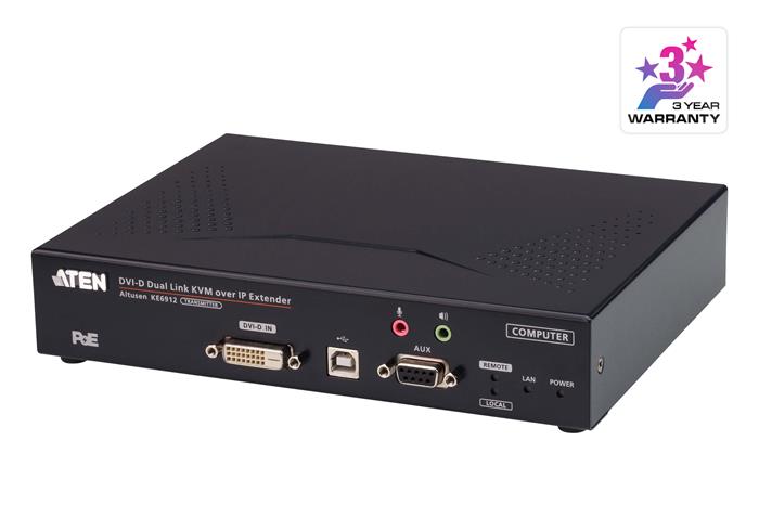 ATEN KE6912T DVI Dual Link KVM over IP Extender PoE (Transmitter)