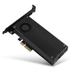 AXAGON PCEM2-DC, M.2 adaptér s chlazením do PCIe, low profile