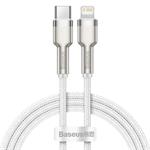 Baseus Cafule Series nabíjecí / datový kabel USB-C na Lightning PD 20W 2m, bílá