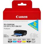 Canon PGI-550 + CLI-551 C/M/Y/BK/GY  Multi pack