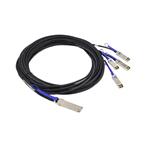 CBL-NTWK-0721 - kabel pasivní, ethernet, 40GbE/QSFP na 4x10GbE/SFP+, 5M,25AWG