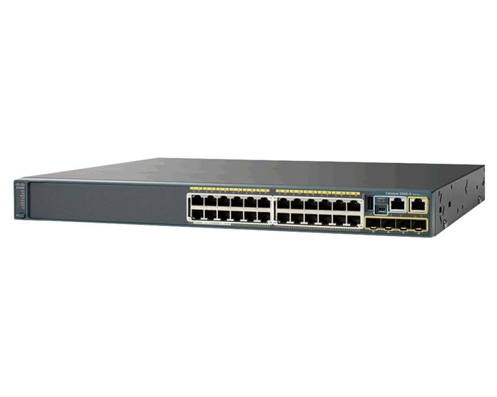 Cisco Switch WS-C2960+24TC-L 24x 10/100 + 2x Combo/ Management/ Lifetime záruka/ NBD