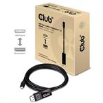 Club3D Kabel USB-C na DisplayPort 1.4, 1.8m, černý