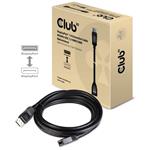 Club3D prodlužovací DisplayPort 1.4 kabel, 3m, černý