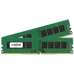 Crucial 2x16GB DDR4 2400MHz CL17, DRx8, DIMM