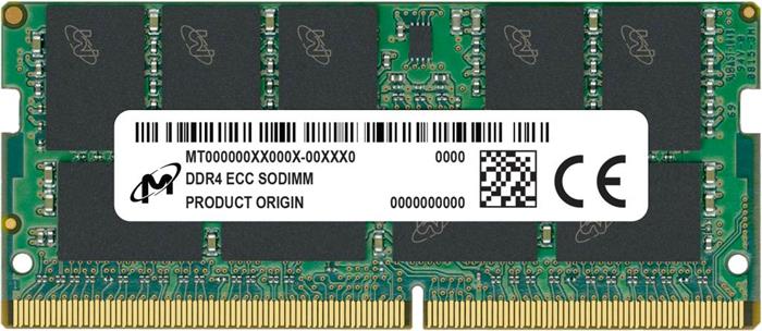 Crucial DDR4 16GB SODIMM 3200MHz CL22 - 1.2 V