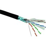 Datacom venkovní samonosný FTP kabel, Cat5e, drát, 100m