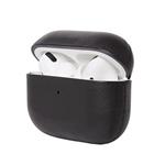 Decoded AirCase, kožené pouzdro pro Apple AirPods Pro, černé