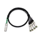 Dell Networking Cable 40GbE (QSFP+) to 4 x 10GbE SFP+ Passive Copper Breakout Cable  3 Meters Customer Install