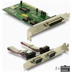 Delock 89004, řadič 2x sériový port RS232, 1x paralelní port LPT, PCI