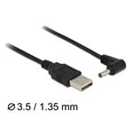 Delock Cable USB Power > DC 3.5 x 1.35 mm Male 90° 1.5 m