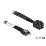 Delock Kabel Slim SAS SFF-8654 4i > Mini SAS HD SFF-8643 50 cm