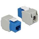 Delock Keystone Modul RJ45 samice > LSA Cat.6,UTP,modrý