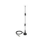 Delock LTE Antenna TS-9 Plug 2 - 3 dBi omnidirectional magnetical base fixed black