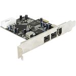 DeLock PCI Express x1 FW A+B 2+1 Port 