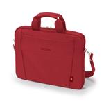 Dicota Eco Slim Case BASE - Brašna na notebook - 13" - 14.1" - červená