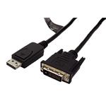 DisplayPort-DVI kabel, DP(M) -> DVI-D(M), 1m