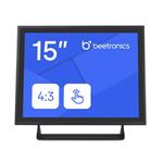 Dotykový monitor Beetronics 15TSV7M 15" LED-IPS, PCAP (10-Touch), USB, bez rámečku, šedý