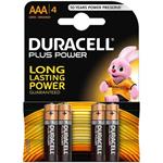 Duracell Plus Power AA alkalické baterie, 4 ks