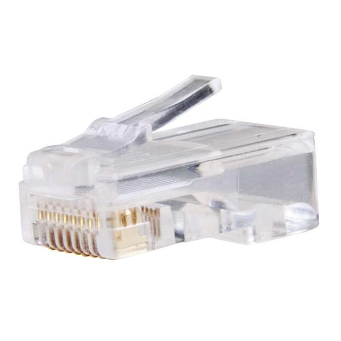 Emos RJ45 konektor UTP CAT 5e, drát, 20 ks