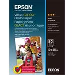 EPSON Value Glossy Photo Paper, 10x15cm, 183g, 50 listů