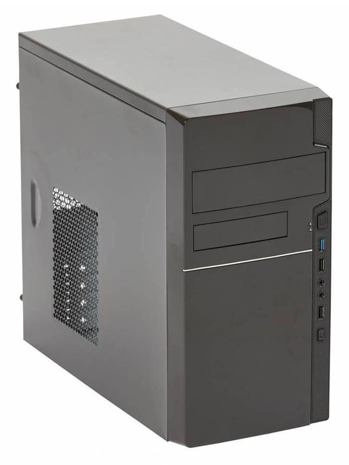 Eurocase MC278B, mini tower skříň, 1x USB 3.0, černá