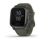 Garmin Venu Sq Music, Slate/Green Band