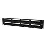 Gembird 28-port cat6 panel 19", 1U s cable management