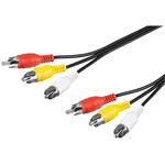 Goobay kabel 3x CINCH-3x CINCH, M/M, 2m