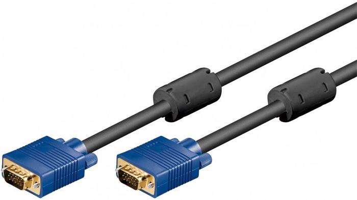 Goobay kabel MD15HD-MD15HD, propojovací, s ferity, 10m