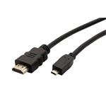 HDMI 2.0 kabel, HDMI M - microHDMI M, 2m