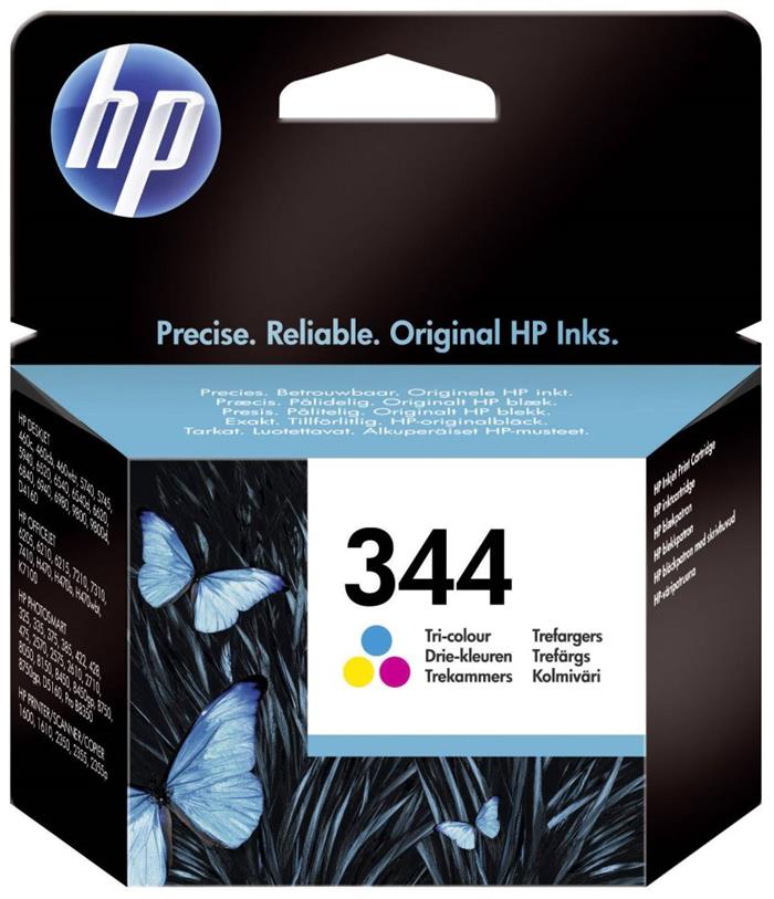 HP 344 barevná, inkoustová kazeta, 14ml (560 stran)