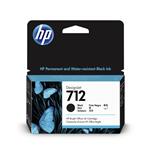 HP 712 Inkoustová náplň černá (38ml); 3ED70A